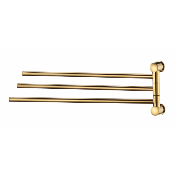  Держатель полотенец тройной K-1033POLISHED GOLD