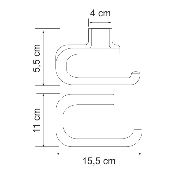 Держатель туалетной бумаги Kammel K-8396WHITE